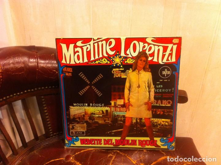 Disques de vinyle: LP. MARTINE LORENZI CANTA EN DIRECTO EN EL MOULIN ROUGE. 1967. ESPA&Ntilde;A