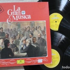 Discos de vinilo: LA GRAN MUSICA DE ROSSINI A WAGNER CAJA BOX 4 LPS VINILOS -CON LIBRO 100 PAGINAS MADE IN SPAIN 1980