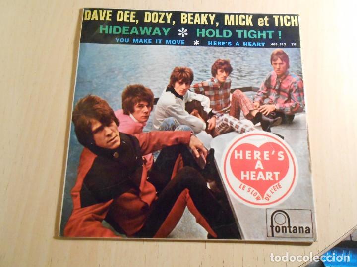 Discos de vinilo: DAVE DEE, DOZY, BEAKY, MICK & TICH, EP, HIDEAWAY + 3, A&Ntilde;O 1966 - Foto 1