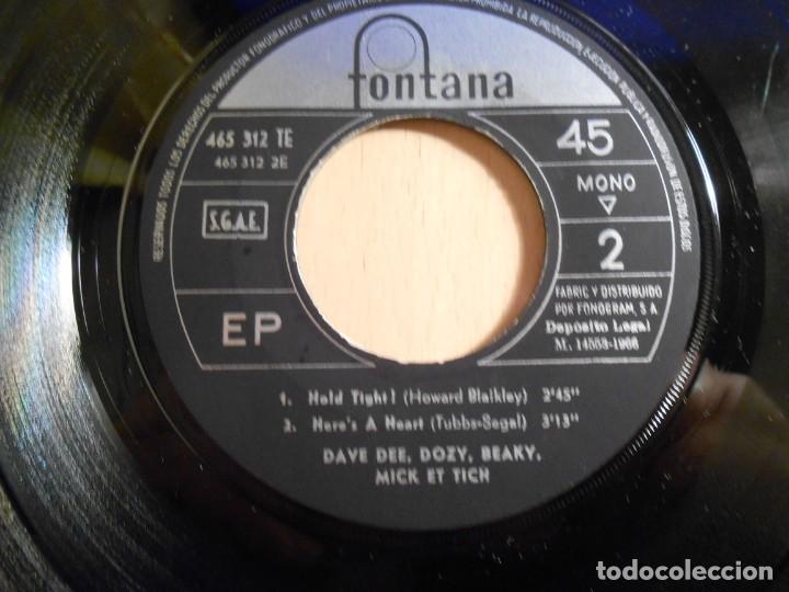 Discos de vinilo: DAVE DEE, DOZY, BEAKY, MICK & TICH, EP, HIDEAWAY + 3, A&Ntilde;O 1966 - Foto 5