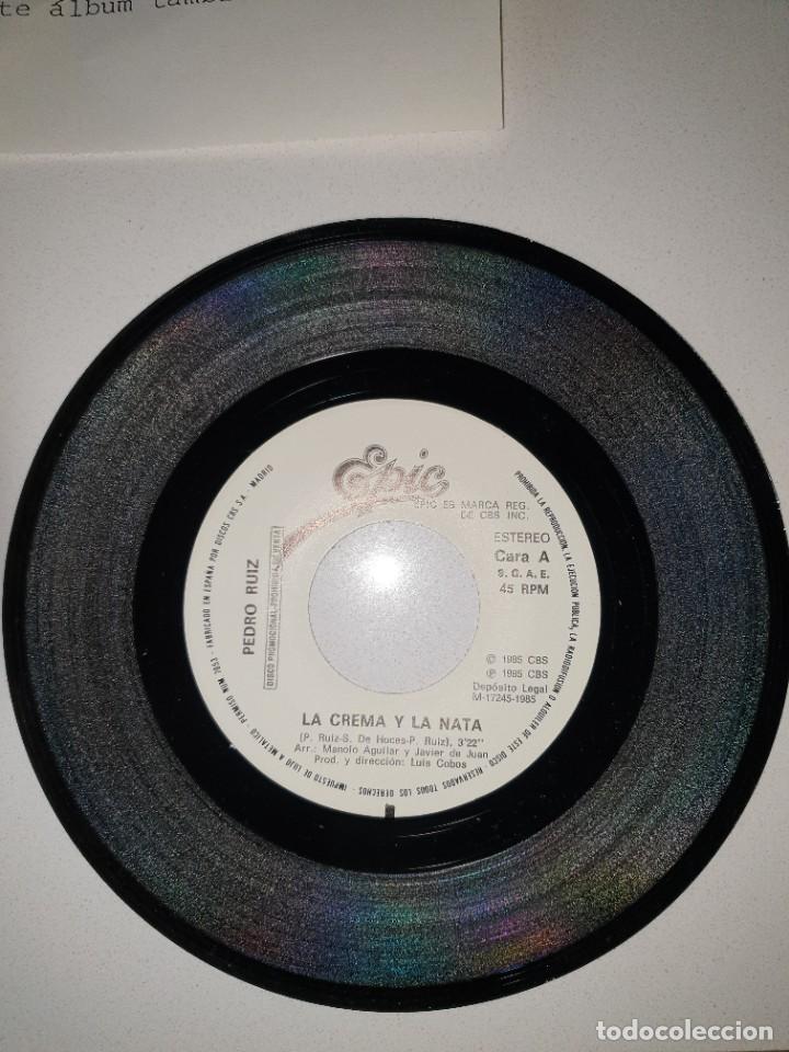 Discos de vinilo: SINGLE PEDRO RUIZ, LA CREMA Y LA NATA - Foto 3