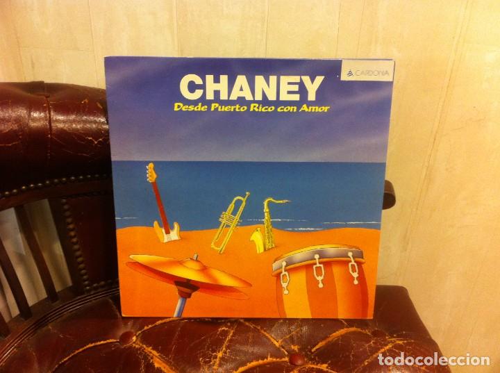 Dischi in vinile: LP. CONJUNTO CHANEY. DESDE PUERTO RICO CON AMOR. 1990, MANZANA