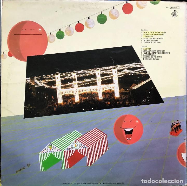 Discos de vinilo: Cantores De H&iacute;spalis &ndash; Gente G&uuml;ena (Sevillanas 87) - Foto 3
