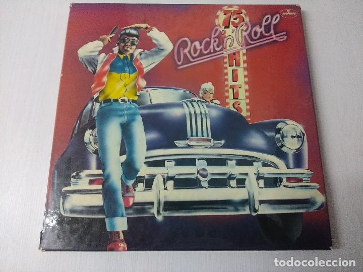 Discos de vinilo: 75 HITS ROCKN ROLL/CAJA CON 5 VINILOS. - Foto 1