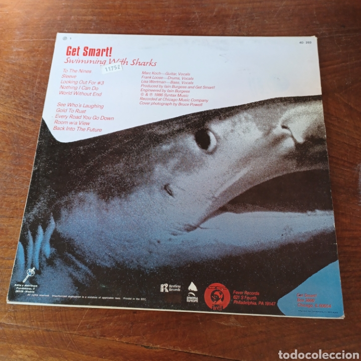 Discos de vinilo: GET SMART - SWIMMING WITH SHARKS - Foto 2