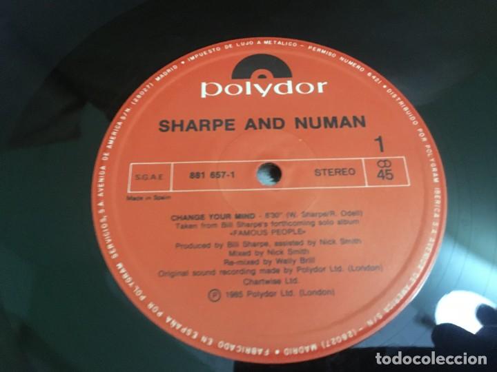 Discos de vinilo: Sharpe and numan change your mind - Foto 3