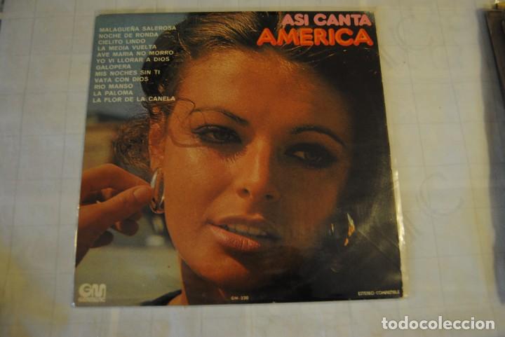 Disques de vinyle: asi canta america. gramusic 1973. raro lp