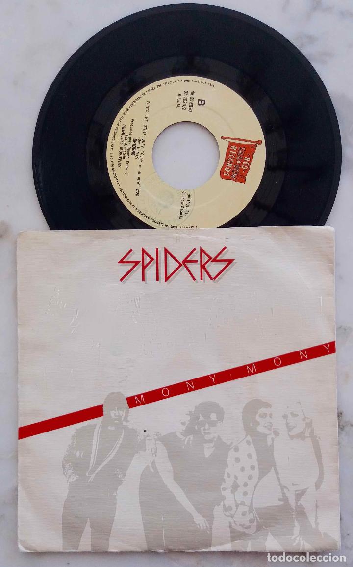 Discos de vinilo: SPIDERS. MONY MONY. SINGLE ORIGINAL ESPA&Ntilde;A 1981 - Foto 1