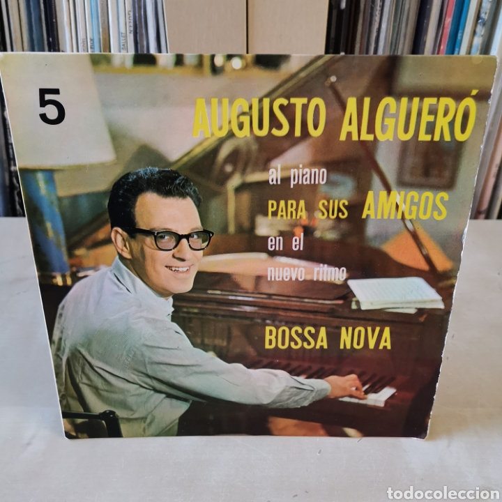 Discos de vinilo: AUGUSTO ALGUER&Oacute; -EP- BOSSA NOVA - Foto 1
