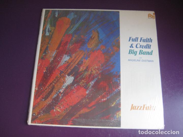 Discos de vinil: Full Faith & Credit Big Band With Madeline Eastman &lrm;&ndash; LP PAJ RECORDS 1985 PRECINTADO - SOUL JAZZ 80S