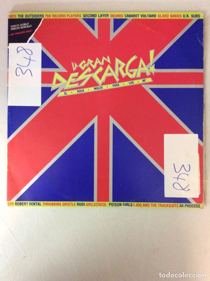 Vinyl-Schallplatten: La gran descarga! El rock ingl&eacute;s para los &lsquo;80. Dos discos. Doble LP
