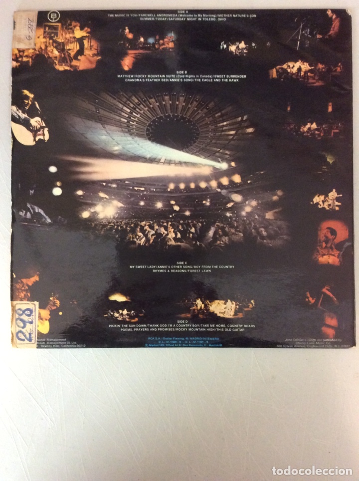Discos de vinilo: An evening with John Denver. Doble LP. Dos discos. - Foto 2