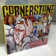 Discos de vinilo: CORNERSTONE – BEATING THE MASSES LP 1998 RARO HARD CORE , PUNK , USA .. Lote 299217158