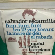 Discos de vinilo: SALVADOR ESCAMILLA, EP, FUM, FUM, FUM + 3, AÑO 1966