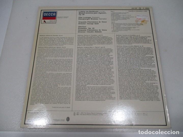 Discos de vinilo: BEETHOVEN Egmont DI231 - Foto 2