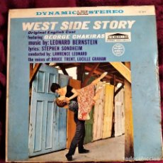 Discos de vinilo: LEONARD BERNSTEIN–WEST SIDE STORY (ORIGINAL ENGLISH CAST) USA 1963 (G_VG). Lote 299272748