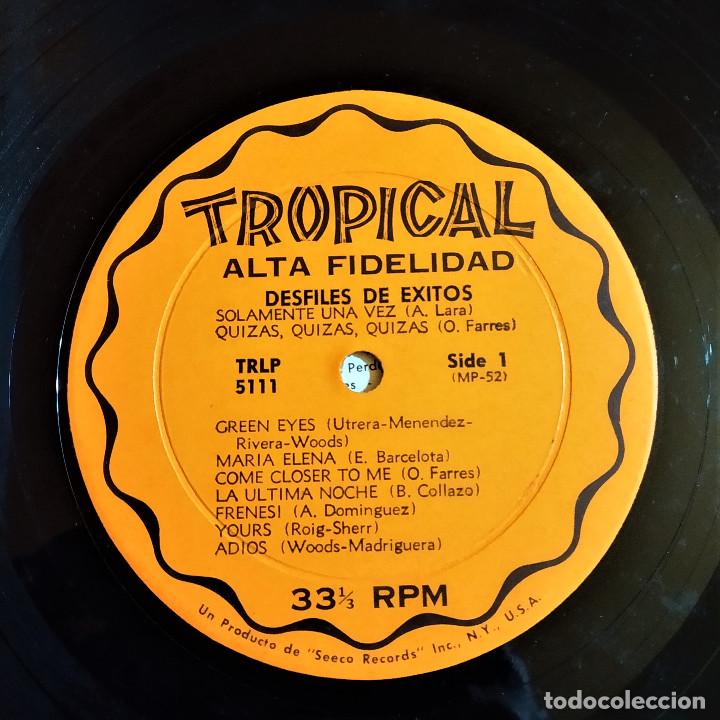 Discos de vinilo: Various &lrm;&ndash; Desfiles De Exitos USA 1958, ropical&lrm;&ndash; TRLP 5111 (G_VG) - Foto 4