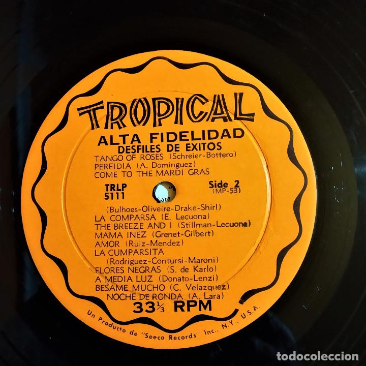 Discos de vinilo: Various &lrm;&ndash; Desfiles De Exitos USA 1958, ropical&lrm;&ndash; TRLP 5111 (G_VG) - Foto 5