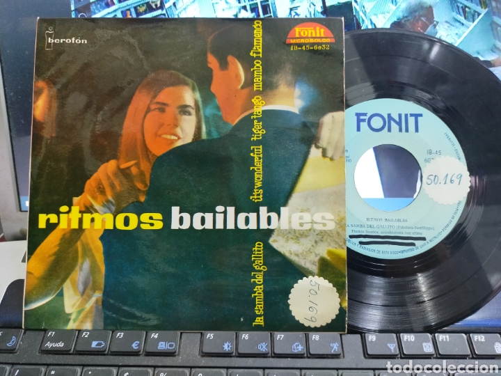 Discos de vinilo: Ritmos bailables ep la samba del gallito + 3 1960 - Foto 1