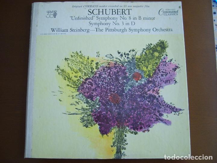 Discos de vinilo: LP VINILO SCHUBERT UNFINISHED SYMPHONY n&ordm; 8 - Foto 1