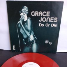 Discos de vinilo: *GRACE JONES, DO OR DIE, AMANDA LEAR, RUN BABY RUN, ARIOLA, 1978. A1. Lote 299347613