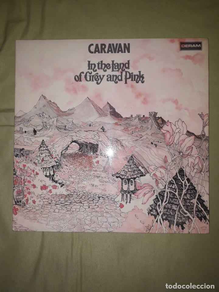 Discos de vinil: CARAVAN-IN THE LAND OF GREY AND PINK-1&deg;EDI ESPA&Ntilde;OLA 1972-JAZZ/ROCK-ROCK/PROGRESIVO