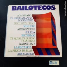 Discos de vinilo: BAILOTECOS