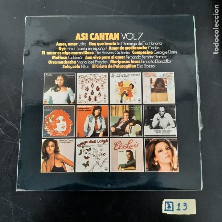 Discos de vinilo: As&iacute; cantan vol.7 - Foto 1