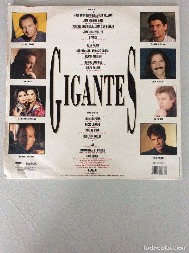 Discos de vinilo: Gigantes. Doble LP. Dos discos - Foto 2