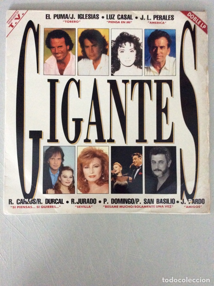 Discos de vinilo: Gigantes. Doble LP. Dos discos - Foto 1