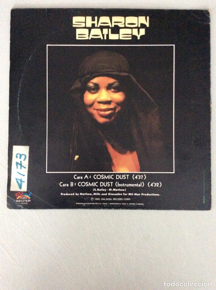 Discos de vinilo: Sharon Bailey. Cosmic dust. - Foto 2