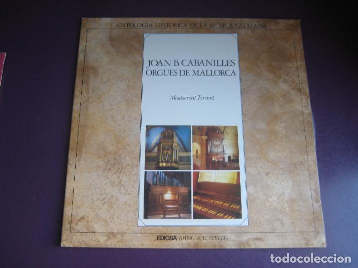 Discos de vinilo: Joan B. Cabanilles - Montserrat Torrent &lrm;&ndash; Orgues De Mallorca - lp edigsa 1974 - clasica barroca