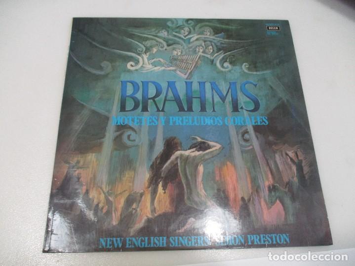 Discos de vinilo: BRAHMS Motetes y preludios corales DI313 - Foto 1