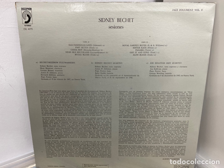 Discos de vinilo: Sidney Bechet - Sessions (LP, Album) - Foto 2