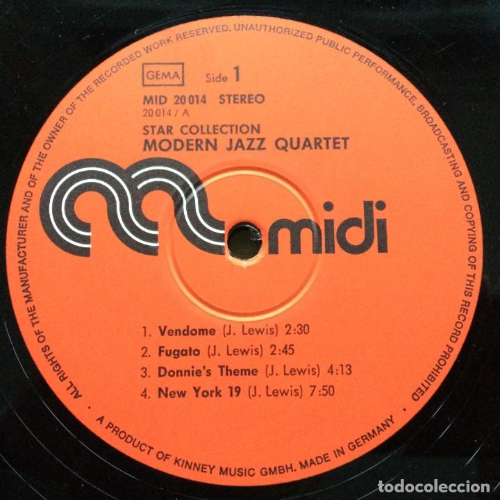 Discos de vinilo: Modern Jazz Quartet &ndash; Star-Collection , Germany 1972 Midi - Foto 3