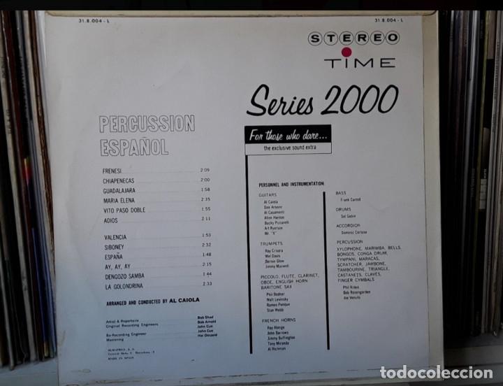 Discos de vinilo: Lp vinilo Al Caiola &lrm;&ndash; Percussion Espa&ntilde;ol Surf Guitar impoluto - Foto 2