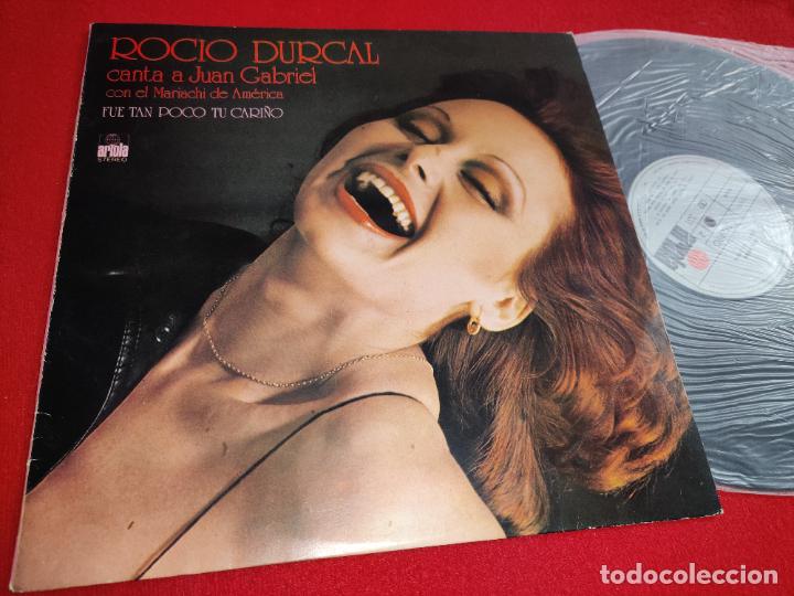 Discos de vinilo: ROCIO DURCAL CANTA A JUAN GABRIEL FUE TAN POCO TU CARI&ntilde;O LP 1978 ARIOLA EDICION ESPA&ntilde;OLA SPAIN