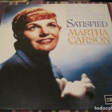 Discos de vinilo: LP MARTHA CARSON SATISFIED STETSON 3109 COUNTRY