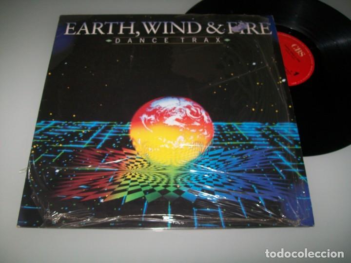 EARTH WIND & FIRE - DANCE TRAX ( GREATEST HITS ) ..LP DE CBS - REF CBS 463061 1 - ORIGINAL 1988- L - (Música - Discos - LP Vinilo - Funk, Soul y Black Music)