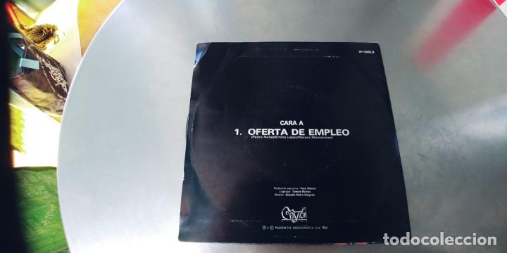 Discos de vinilo: VIAL RAP-SINGLE OFERTA DE EMPLEO-UNA CARA - Foto 2