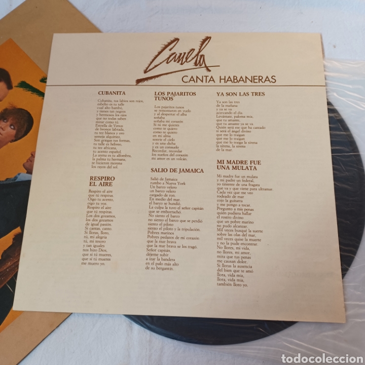 Discos de vinilo: CANELA - CANTA HABANERAS - Foto 6