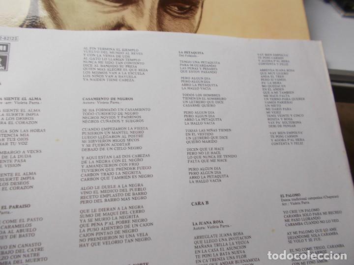 Discos de vinilo: VIOLETA PARRA Violeta Parra - Foto 3