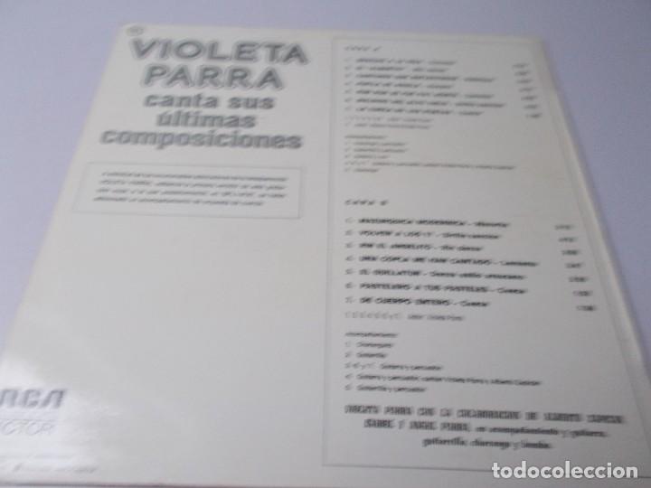 Discos de vinilo: VIOLETA PARRA Canta sus &uacute;ltimas composiciones - Foto 2