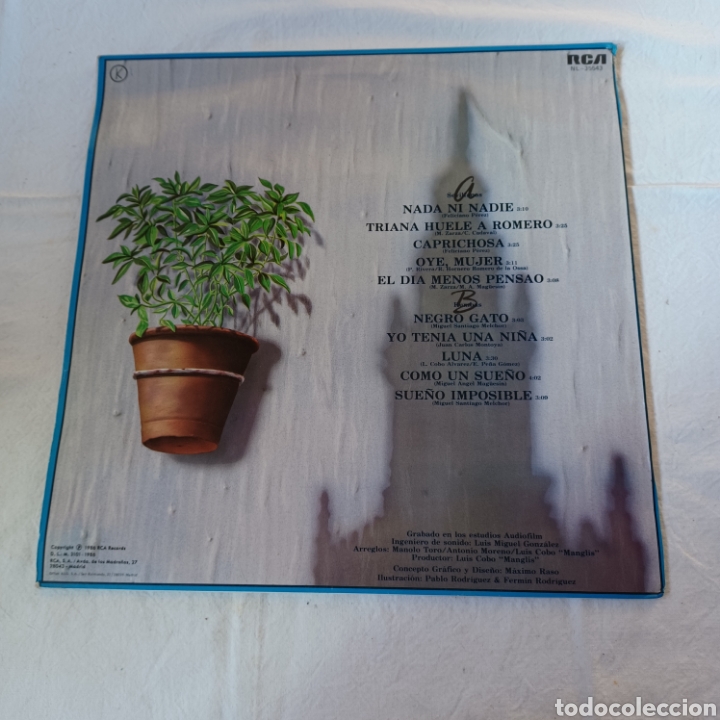 Discos de vinilo: ALBAHACA - CAPRICHOSA 1986 RCA RECORDS - Foto 2