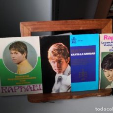 Discos de vinilo: LOTE 3 SINGLES HISPABOX DE RAPHAEL-CANTA LA NAVIDAD-CANCIÓN DEL TRABAJO-BIEN CONSERVADOS-ENVIO 4,99