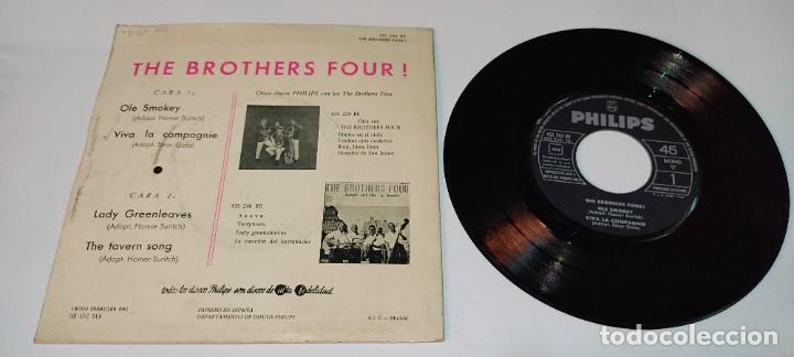 Discos de vinilo: The Brothers Four - Ole Smokey (7&rdquo;,Single) - Foto 2