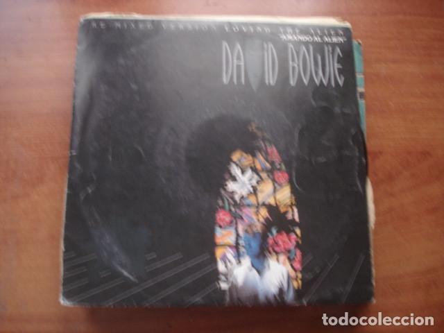 Discos de vinilo: David Bowie &lrm; Loving The Alien (Re-mixed Version) = Amando Al Alien - Foto 1