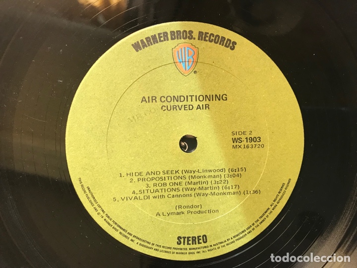 Discos de vinilo: Curved Air. Airconditioning - Foto 4