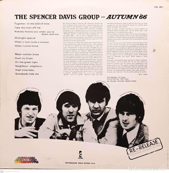 Discos de vinilo: The Spencer Davis Group &lrm;&ndash; Autumn 66 - Foto 2