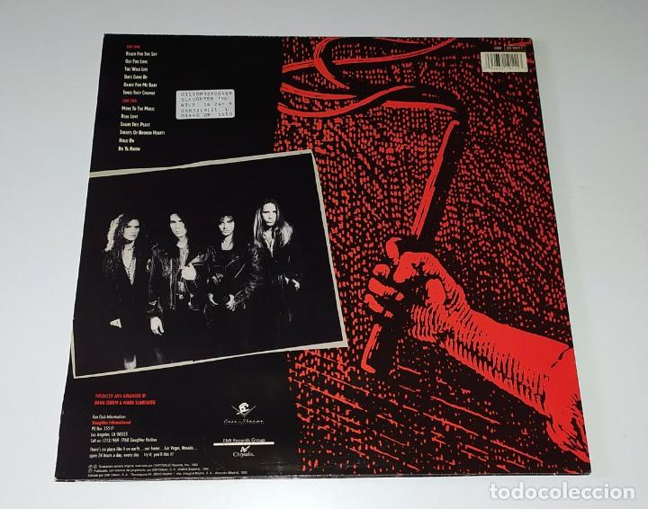 Discos de vinilo: LP SLAUGHTER - THE WILD LIFE 1992 - Foto 2